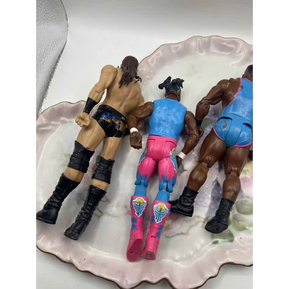 WWE The New Day Mixed Lot of 3 Wrestling Action Figures‎